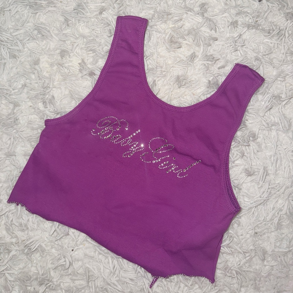 Babygirl cropped tank